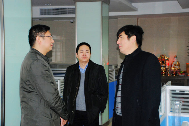 鹽城市經(jīng)信委、軟件園領(lǐng)導(dǎo)蒞臨鹽城思科檢查指導(dǎo)工作會議報(bào)道